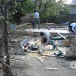 施工中(21) ウッドデッキ