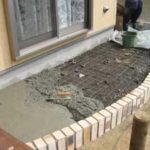 施工中（3） テラスコンクリート