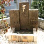 施工後（5） 枕木立水栓