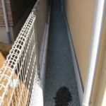 施工後（4） 家の周りはビリ砂利を敷いています