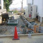 施工中（3） ブロック積み