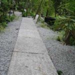 施工後（19） 敷き石のアプローチ