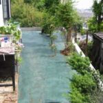 施工中（9） 防草シート工事