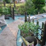 施工中（12） 四つ目垣