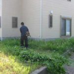 施工中（1） 草刈