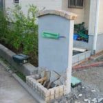 施工中（8） 門柱