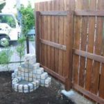 施工中（11） ウッドフェンス、立水栓