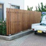 施工中（12） ウッドフェンス