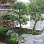 施工後（1） 蹲（つくばい）周り。