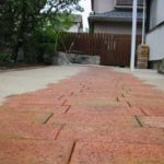 施工後（16） レンガと砂のコントラストが美しいです。