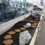 施工中（6） 防草シート