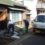 施工中（1） すき取り