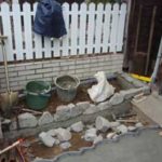 施工中（5） 花壇