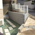 施工中（5） 防草シート敷き