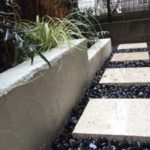 施工後（10） 琉球平板と那智黒