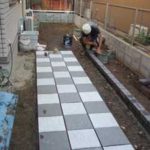 施工中（2） 花壇