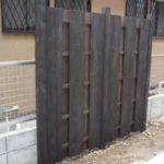 施工中（3） 大和塀