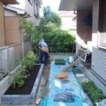 施工中（4） 下草植栽