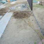 施工中（8） 瓦埋め込み