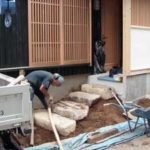 施工中（3） 木曽石階段