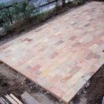 施工中（2） 採石転圧中