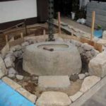 施工中（4） 蹲組み