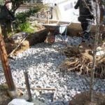 施工中（1） 土壌改良中