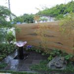 施工後（1） リビング前の庭