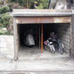 施工前（2） 車庫、自転車置場