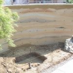 施工中（12） 中庭　配排水