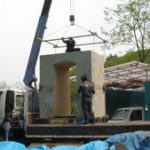 施工前(7) 4t車で積み込みです。