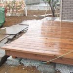 施工中（9） ウッドデッキ