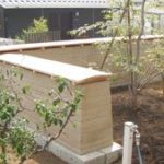 施工中（11） 版築壁　屋根