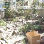 施工中（14） 下草植栽中