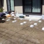 施工中（1） ウッドデッキ