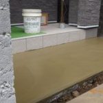 施工中（4） 洗い出し施工中