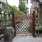 施工後（3） 木戸取り付け