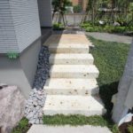 施工後(17) 大谷石階段