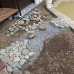 施工中（25） 川玉石あられこぼし