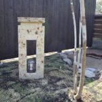 施工後（12）大谷石の照明