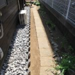 施工後（10）家脇　大谷石アプローチ