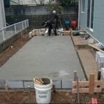 施工中（7） 　 テラス基礎