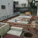 施工中（18） デッキ