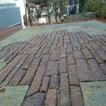 施工後（23） 　 丹波石の小端石敷き
