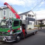 施工中（3） 　 大谷石搬入状況