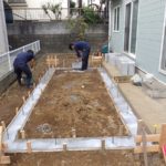 施工中（5） テラス基礎