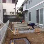 施工中（6） テラス基礎