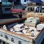 施工前(5)素材を仕入れに大谷(栃木)まで行きました