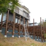 施工中（6）根太組み