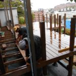 施工中（9）フロア貼り